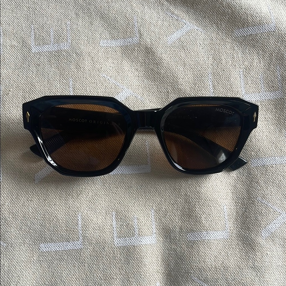 Brown modern sunglasses